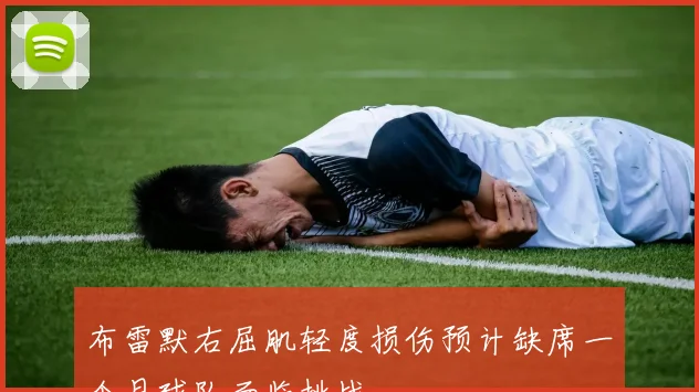 布雷默右屈肌轻度损伤预计缺席一个月球队面临挑战